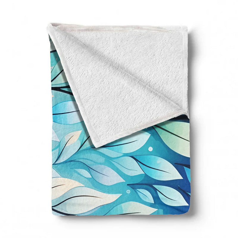 Rainbow Foliage Light Weight Fleece Blanket