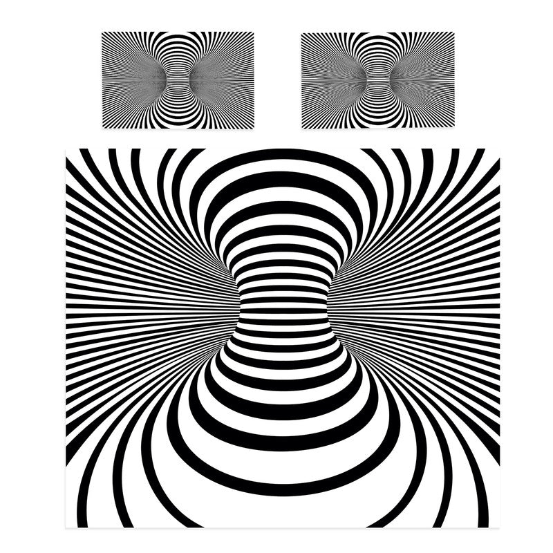 3D Illusions Pillar Duvet Cover Set