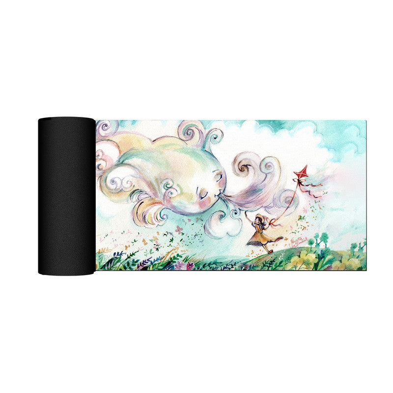 A Friend in the Wind Desk Pad by Kristin van Lieshout