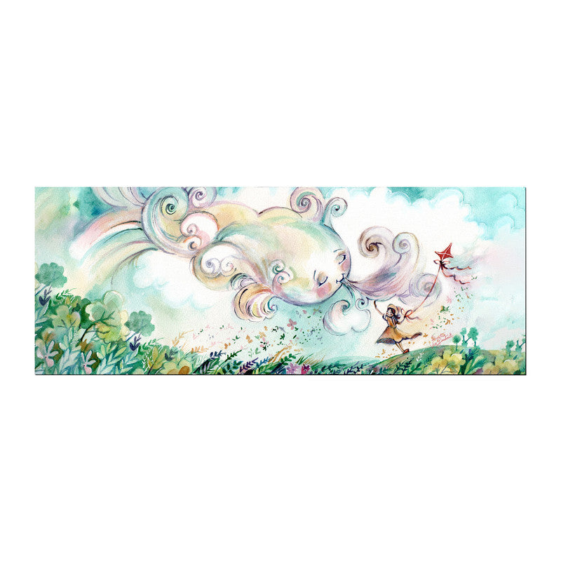 A Friend in the Wind Desk Pad by Kristin van Lieshout