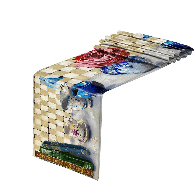 A Sparrow s Perch Table Runner by Juanette Menderoi