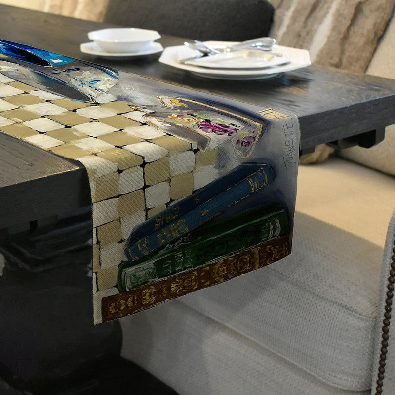 A Sparrow s Perch Table Runner by Juanette Menderoi