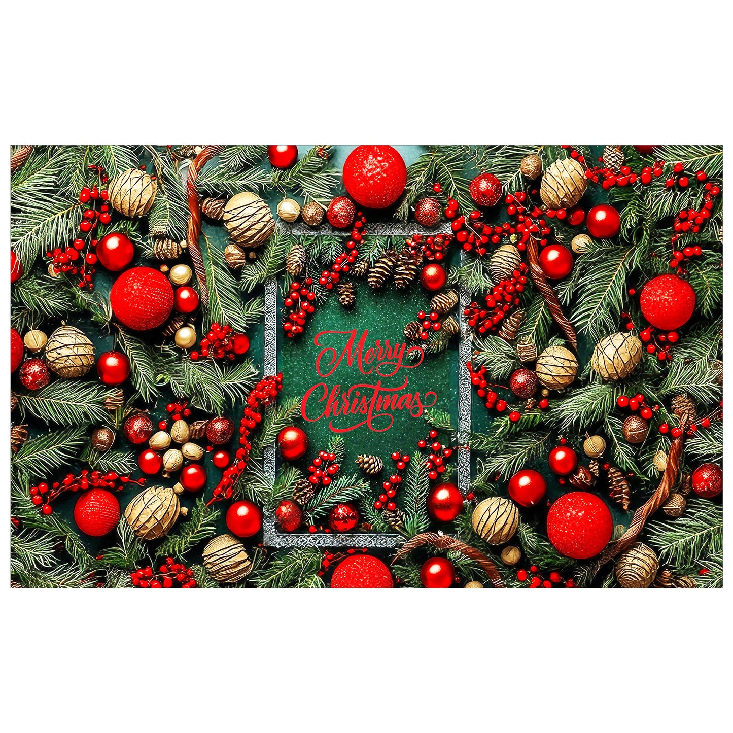 A Touch of Christmas Rectangle Tablecloth