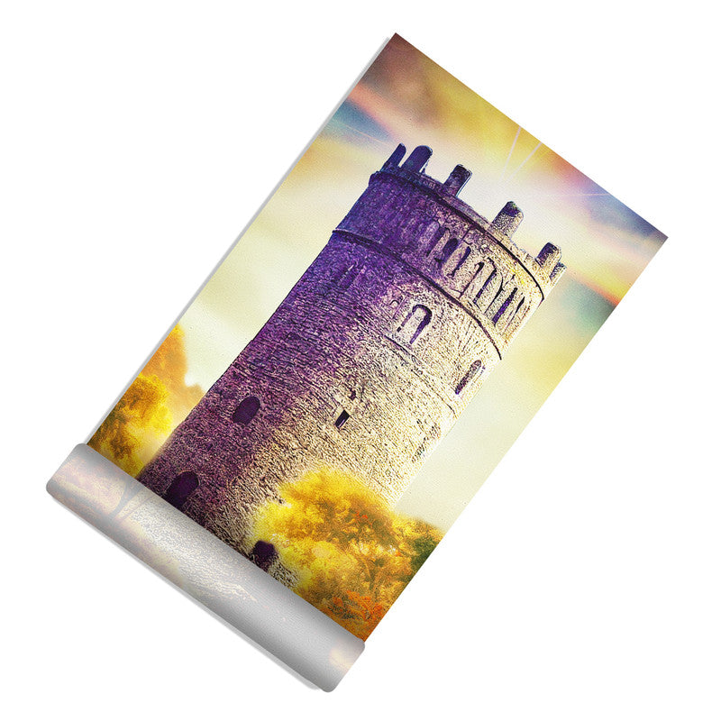 Abandoned Fortress Door Decoupage
