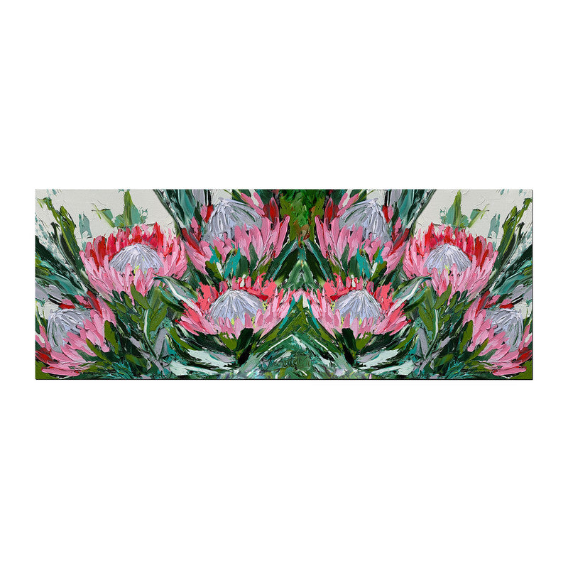 Abstract Double King Protea Large Desk Pad By Juanette Menderoi