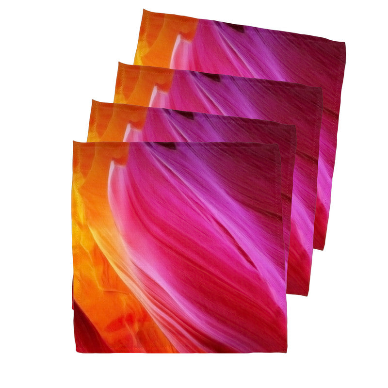 Abstract Fire Glow Napkins
