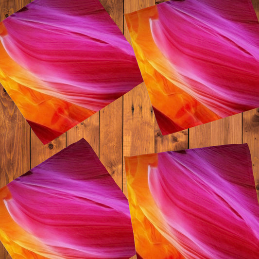 Abstract Fire Glow Napkins
