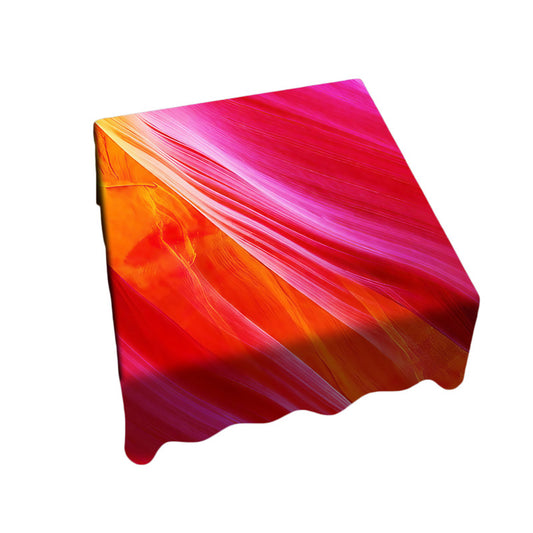 Abstract Fire Glow Square Tablecloth