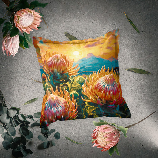 Abstract Fires of Protea Exclusive Range Cushions