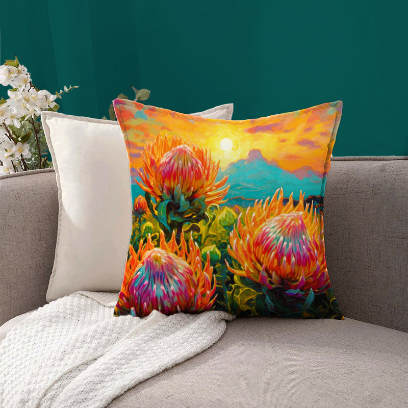 Abstract Fires of Protea Exclusive Range Cushions