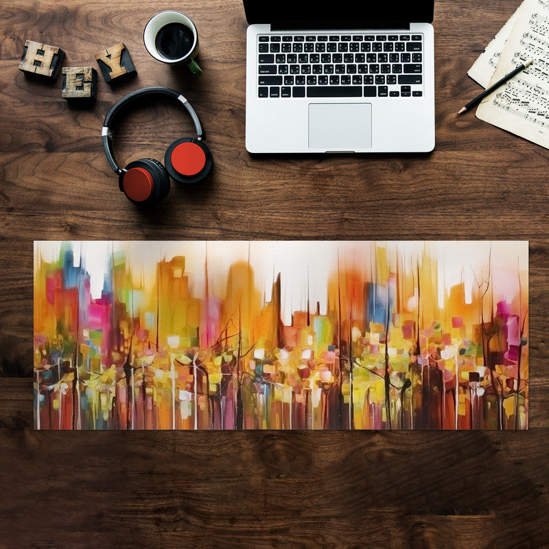 Abstract Forest Desk Pad