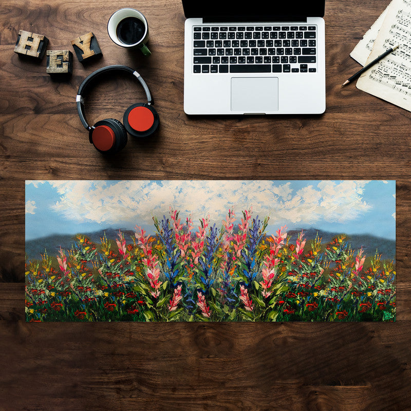 Abstract Fynbos Large Desk Pad By Juanette Menderoi