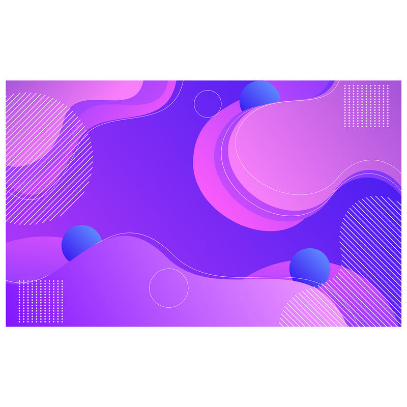 Abstract Lilac Rectangle Tablecloth