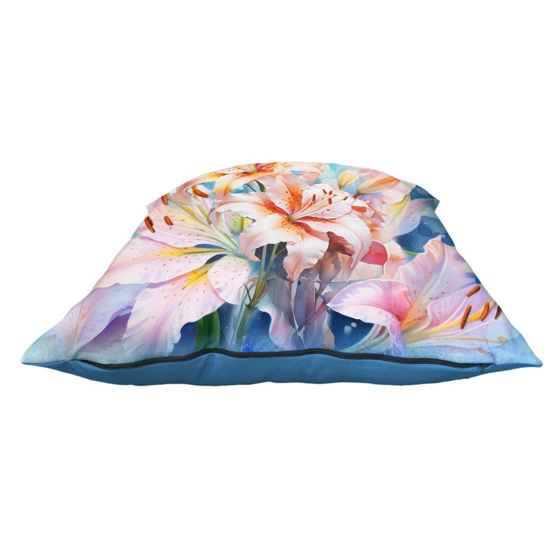 Abstract Pink Lilies Luxury Scatter