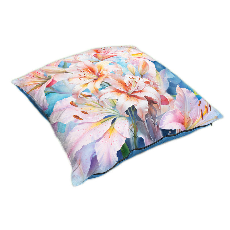 Abstract Pink Lilies Luxury Scatter