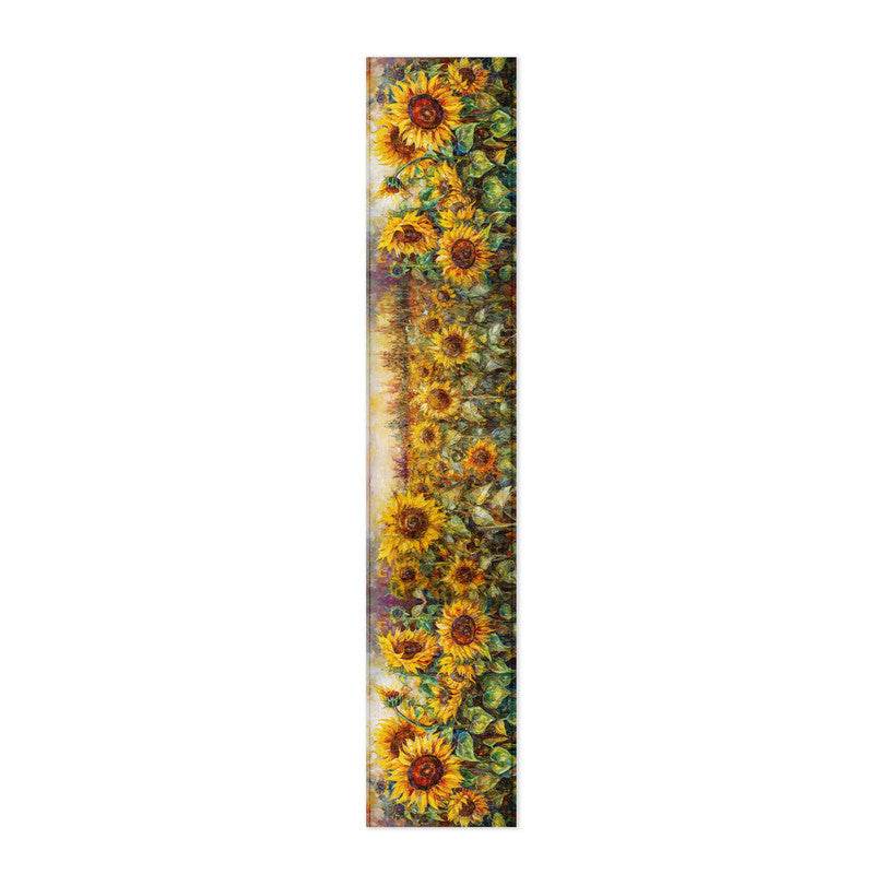 Abstract Sunflower Fields Table Runner