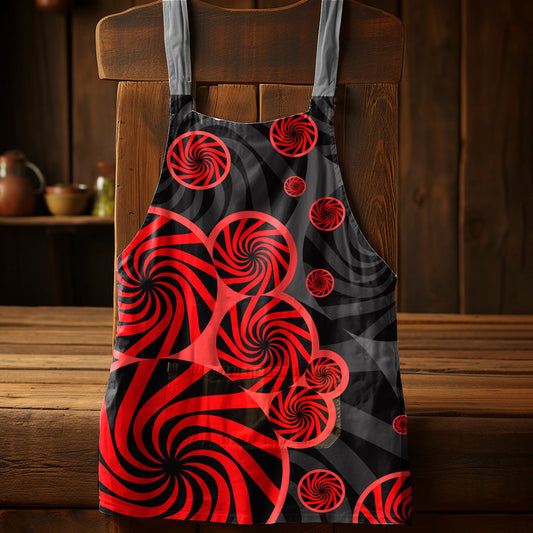 Abstract Swirl Medium Length Apron