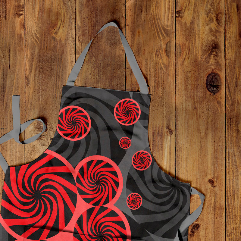 Abstract Swirl Apron