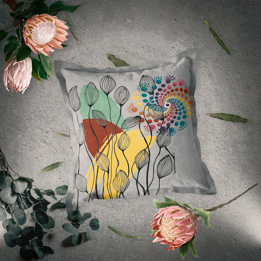 Abstract Tendrils of Tranquility Exclusive Range Cushions