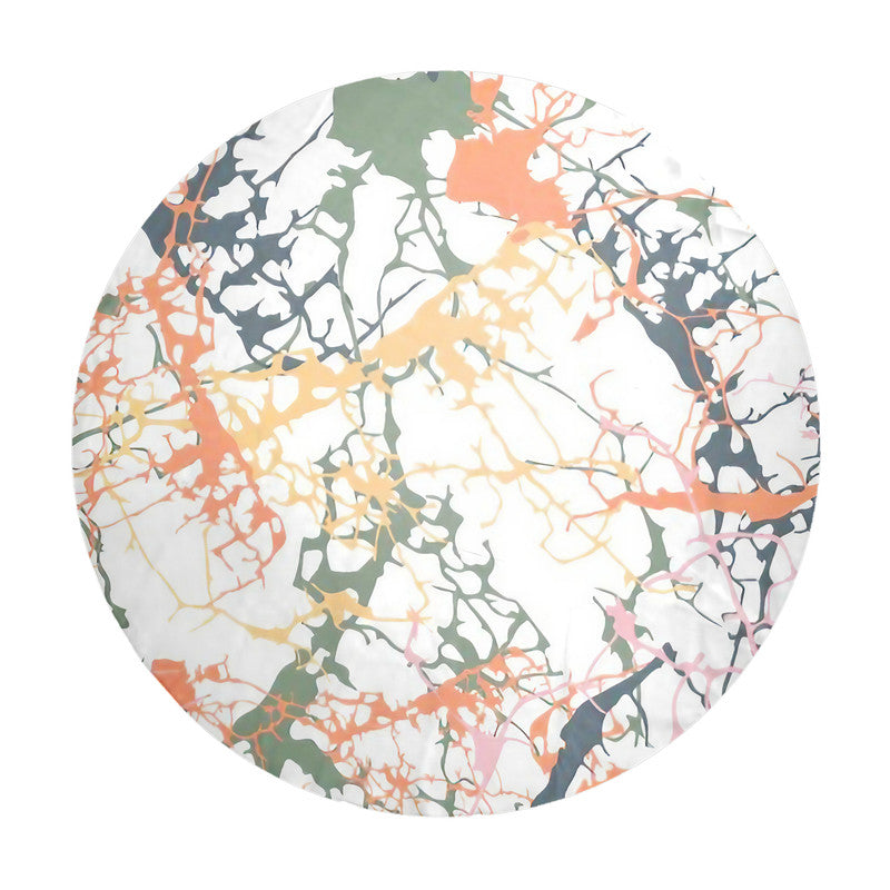 Abstract Veins Round Tablecloth