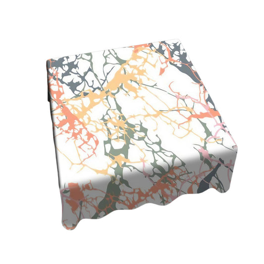 Abstract Veins Square Tablecloth