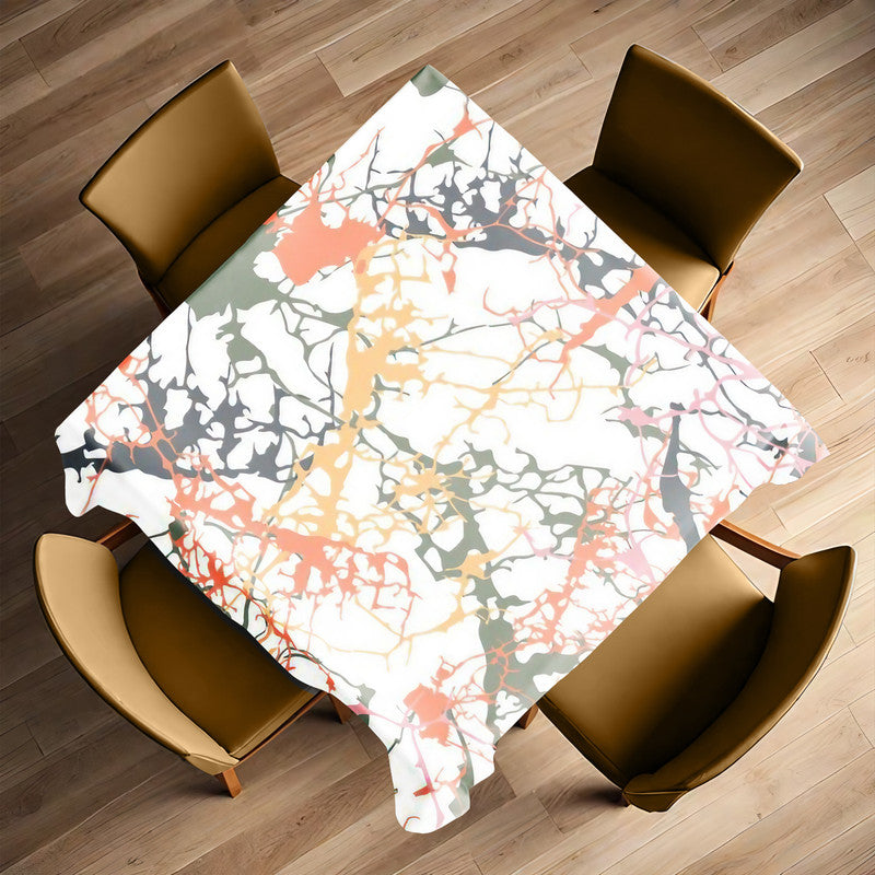 Abstract Veins Square Tablecloth