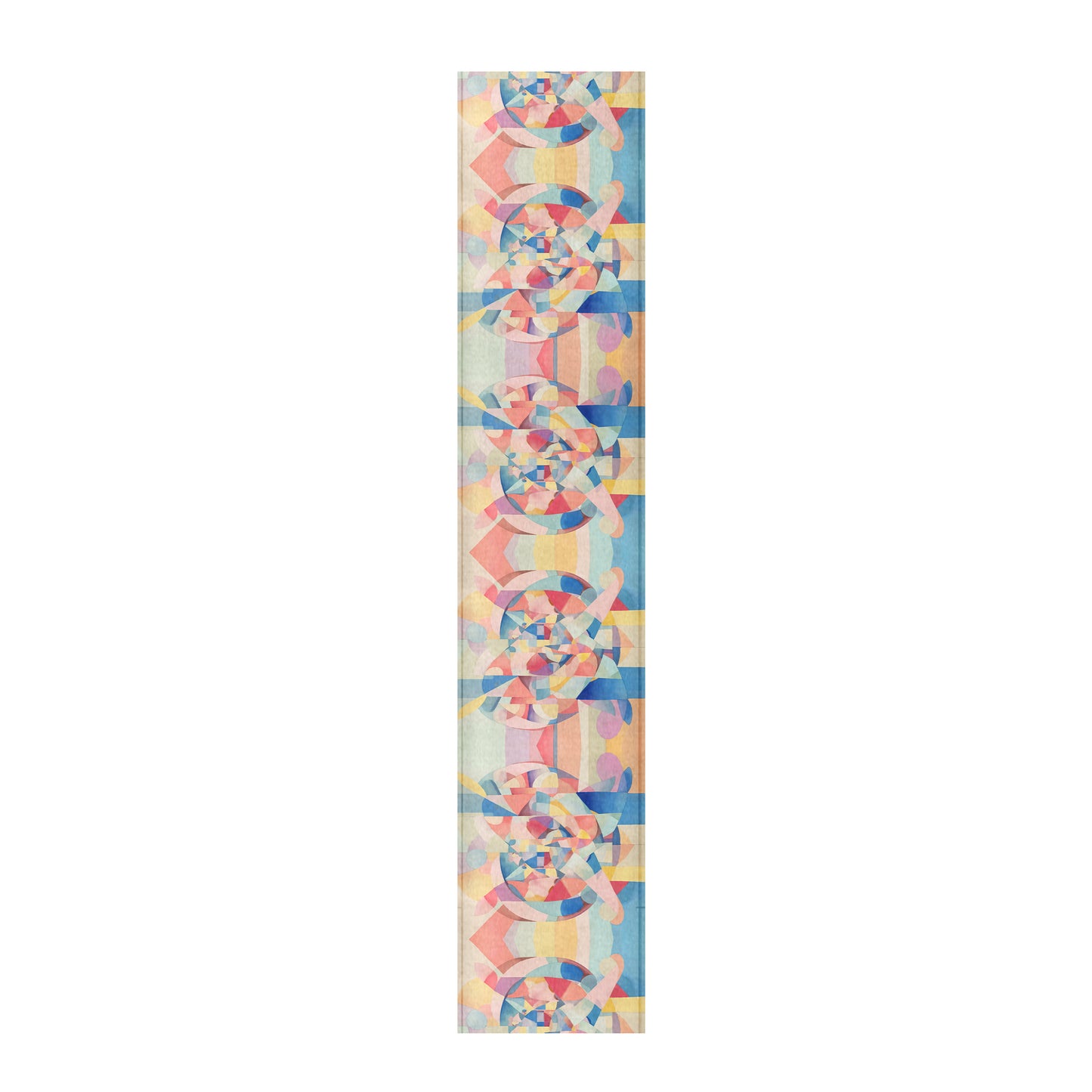 Abstract Cubism Table Runner