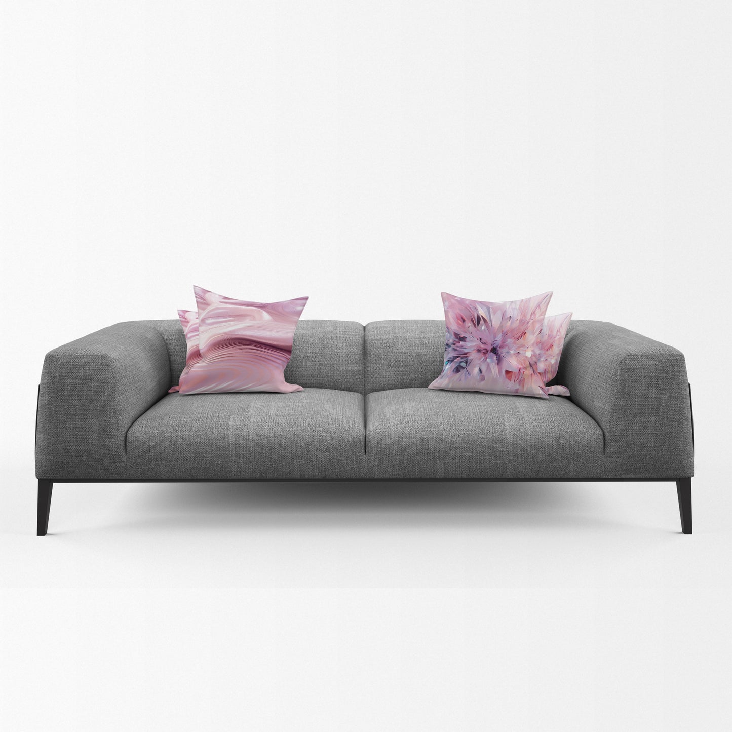 Abstract Pink Waves Luxury Scatter Covers (Set of 4)