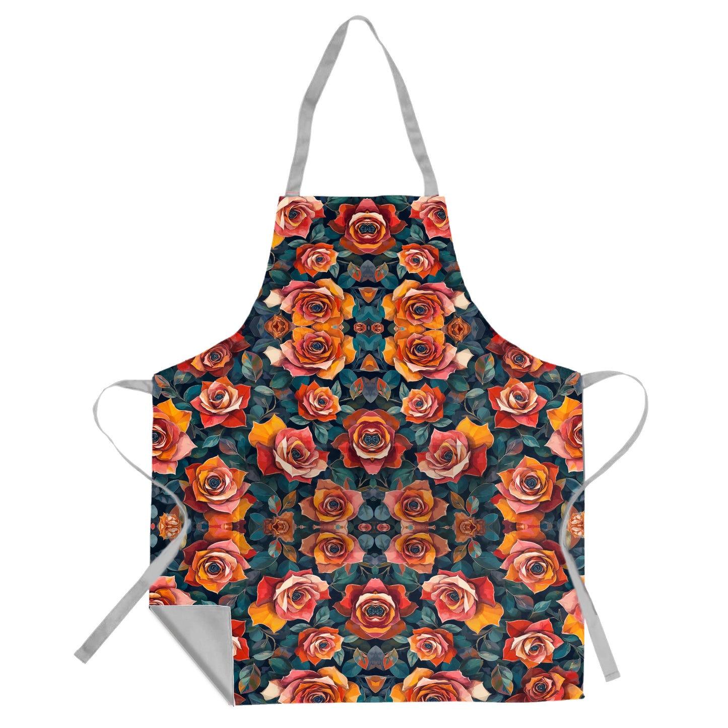 Abstract Roses Apron