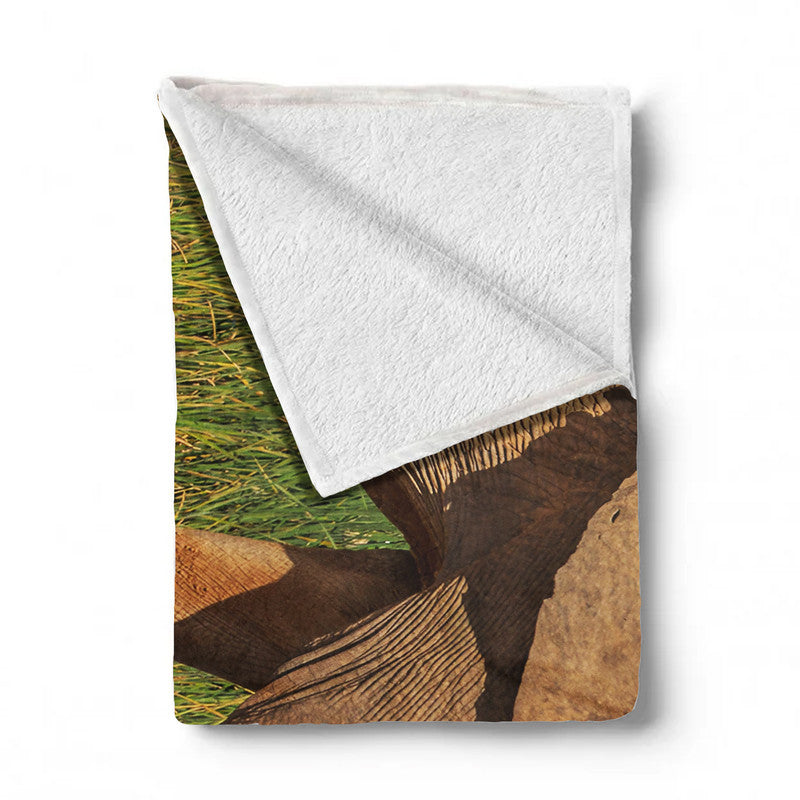 Addo Elephant Loxodonta Light Weigt Fleece Blanket By Fanie Heymans