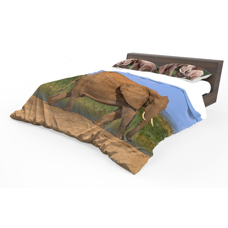 Addo Elephant By Fanie Heymans Duvet Cover Set