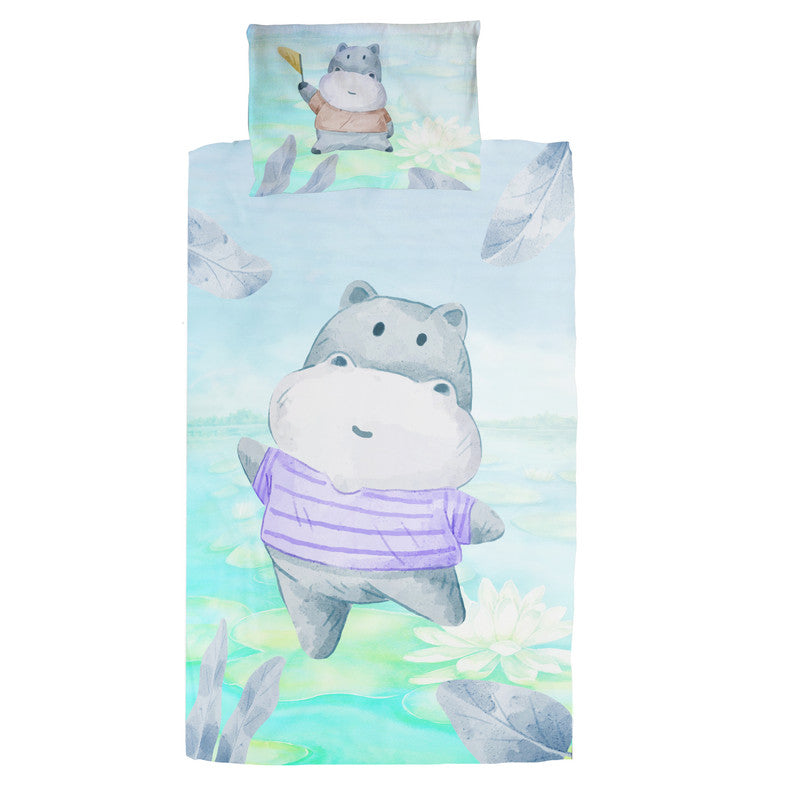 Adorable Hippopotamus Cot Set