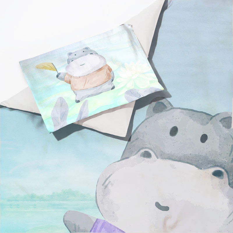 Adorable Hippopotamus Cot Set