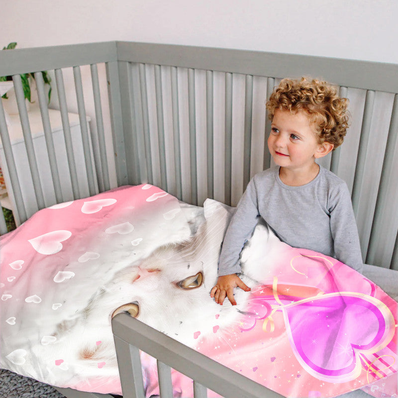 Adorable Kitten Cot Set