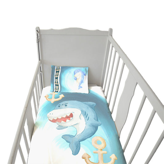 Adorable Shark Cot Set