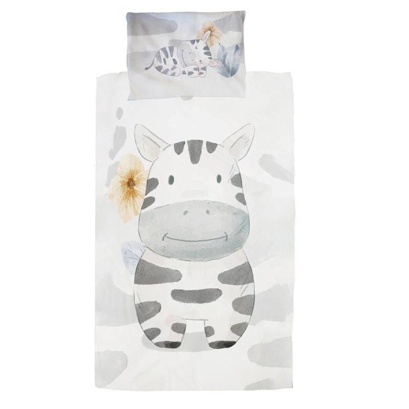 Adorable Zebra Cot Set