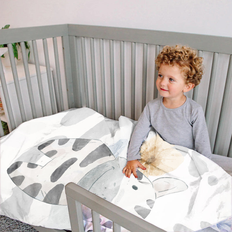 Adorable Zebra Cot Set