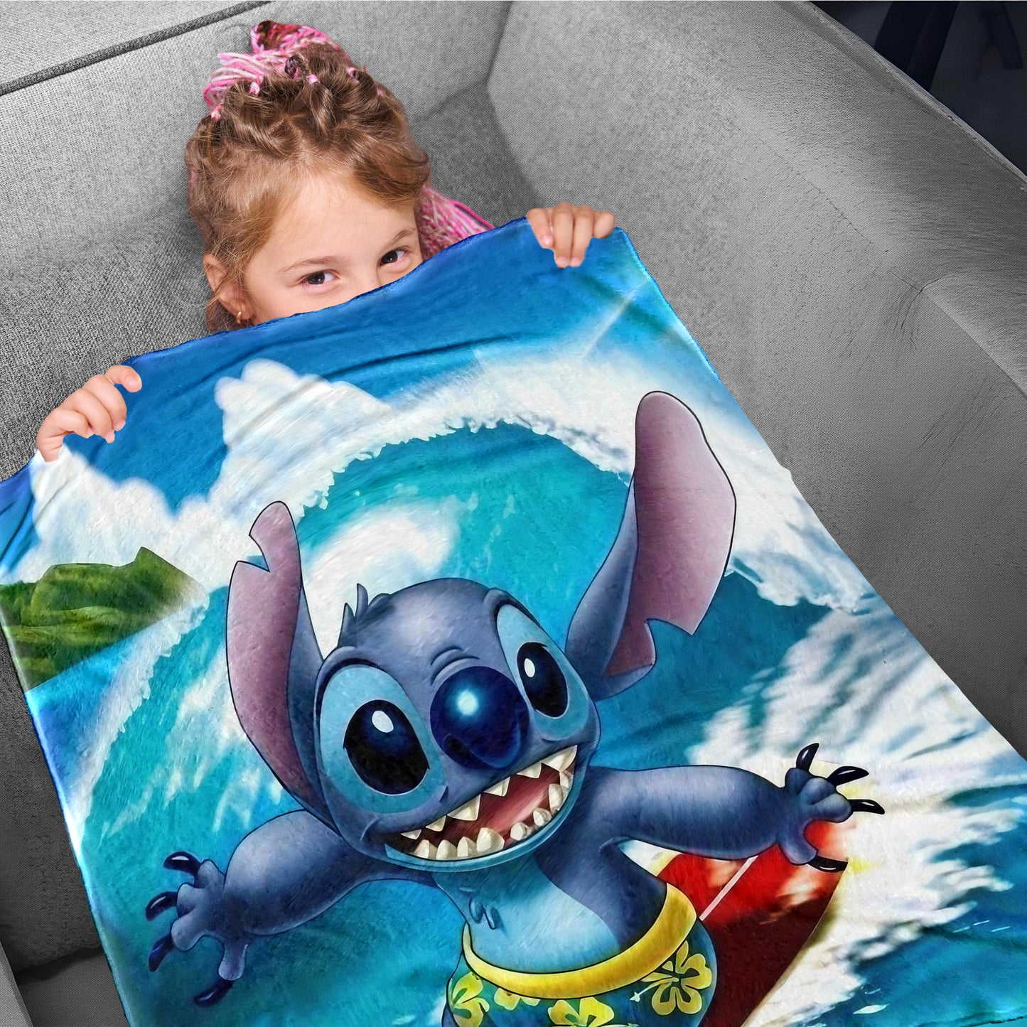 Aerial Ears Toddler Fleece Blanket
