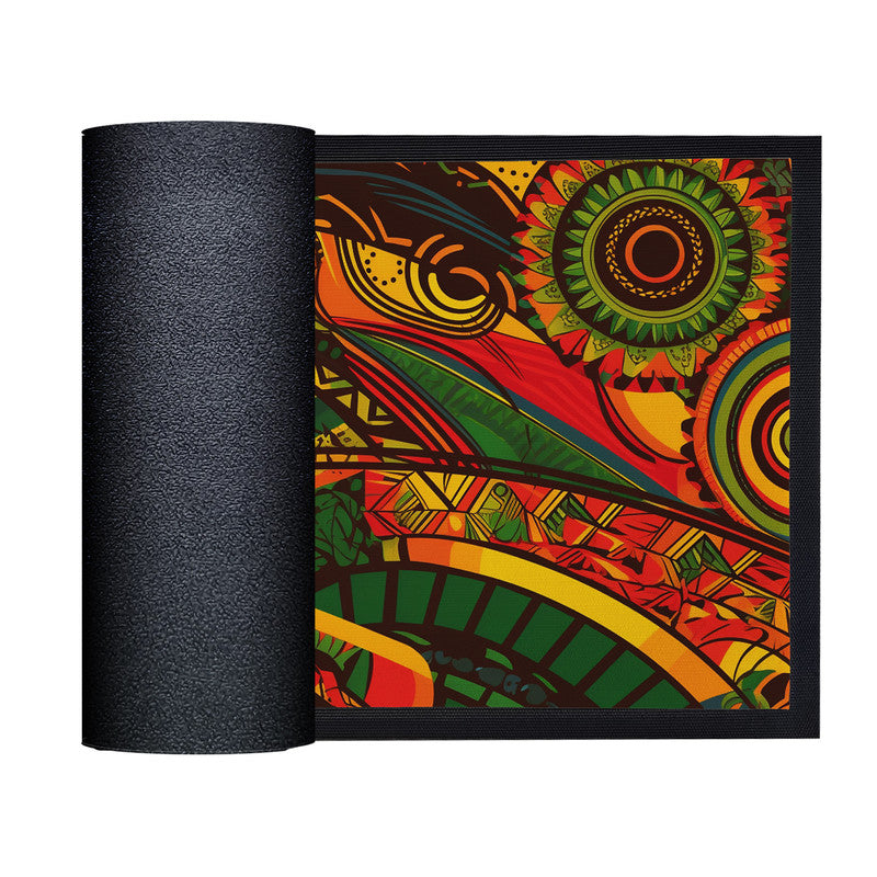 Africa Abstract Pattern Door Mat