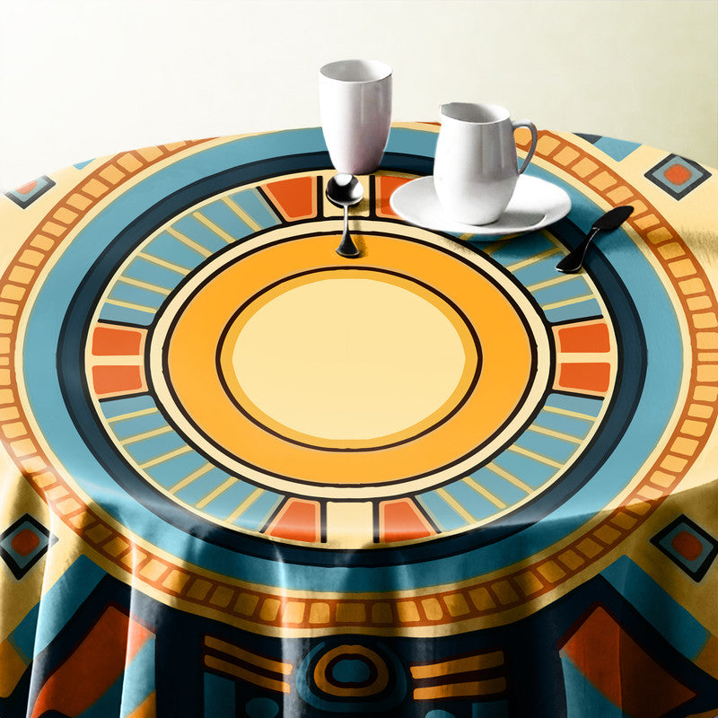 Africa Mosaic Round Tablecloth