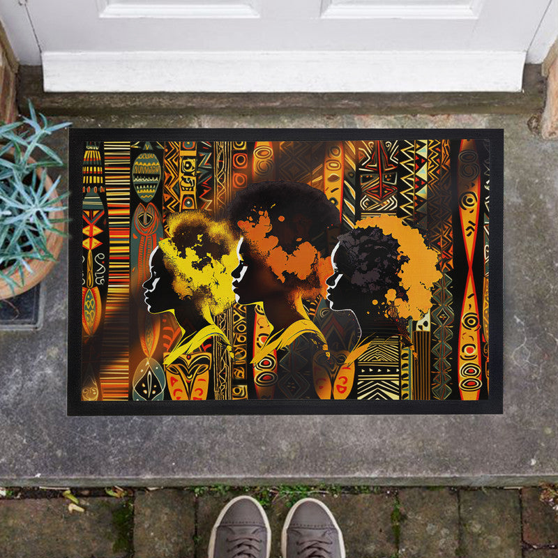 Africa Sister Tribes Door Mat