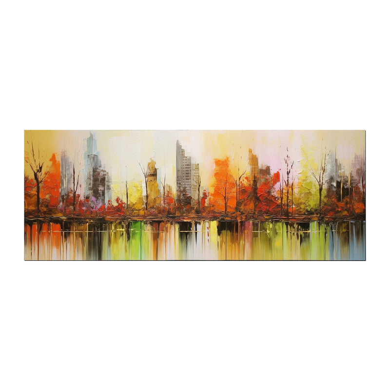 African Abstract City Desk Pad