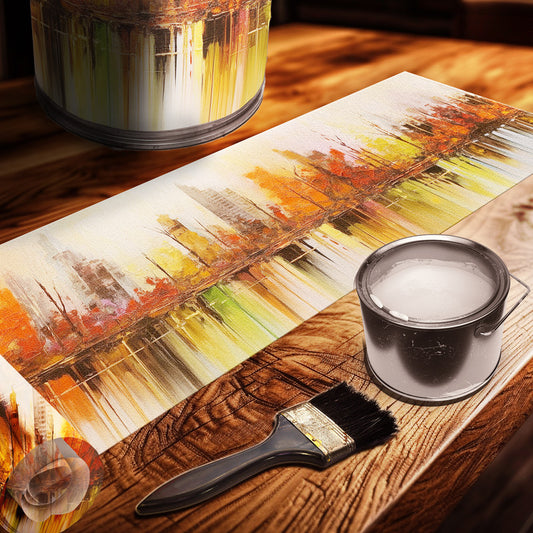 African City Abstract Decoupage Drum Cover