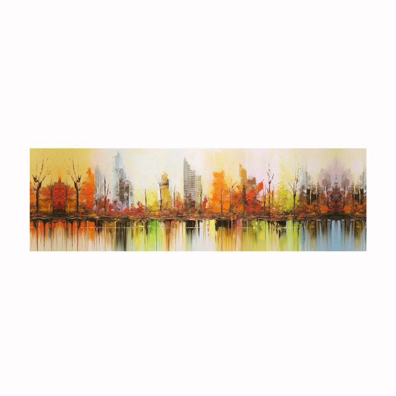 African City Abstract Decoupage Drum Cover