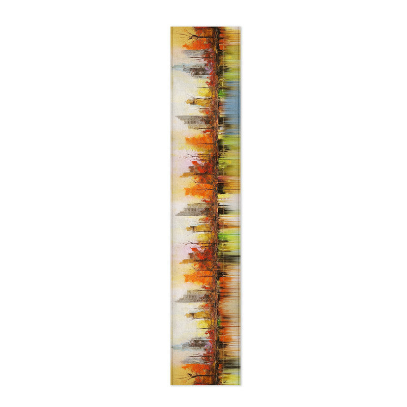 African City Abstract Table Runner
