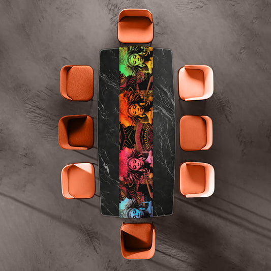 African Culture Table Runner