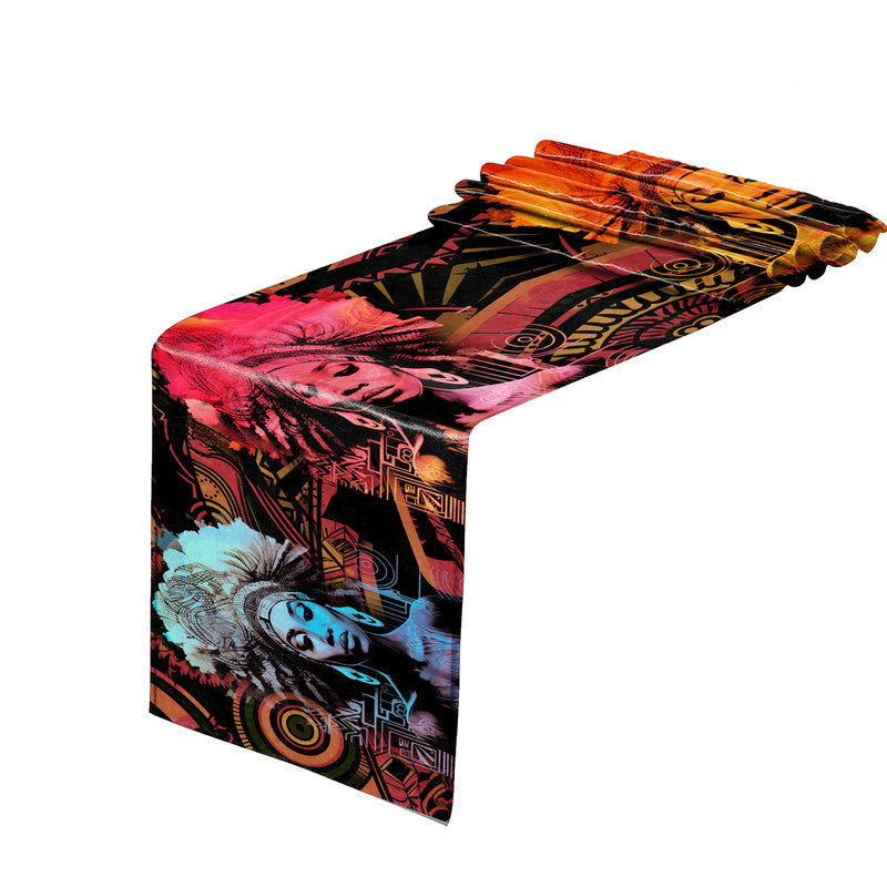 African Culture Table Runner