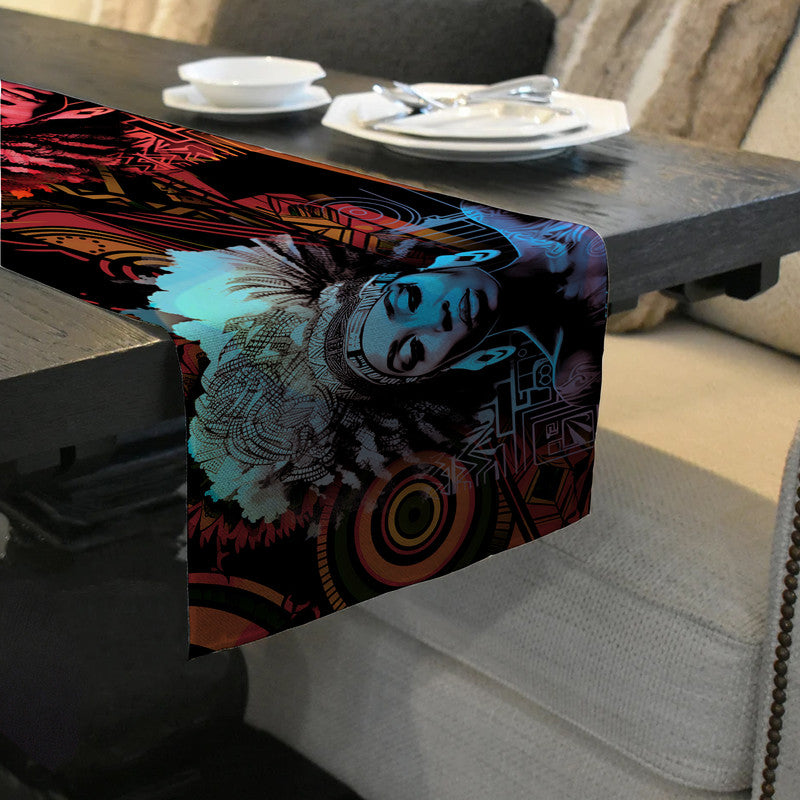 African Culture Table Runner
