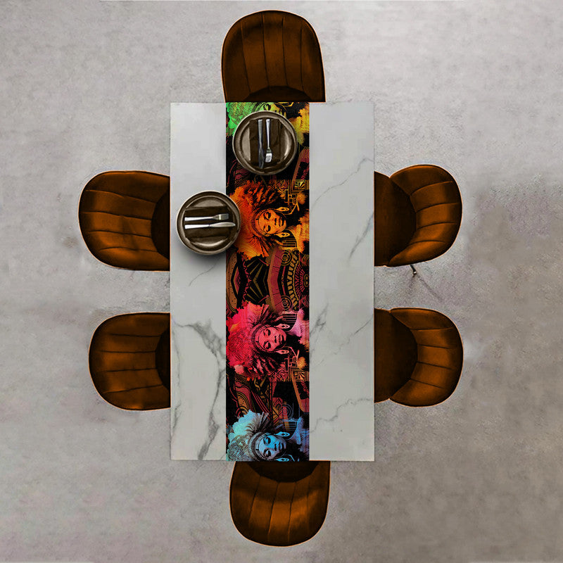 African Culture Table Runner