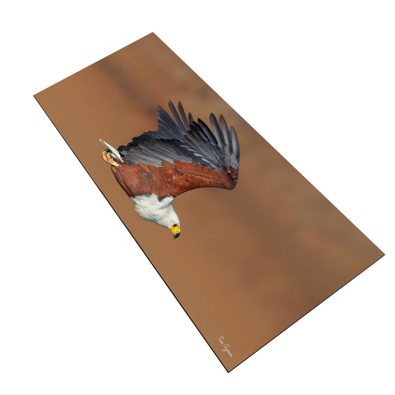 African Fish Eagle Kruger Desk Pad by Fanie Heymans